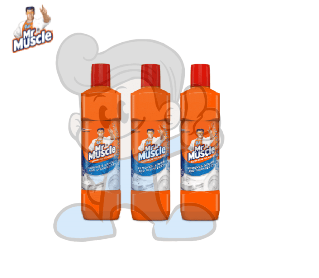 Scj Mr Muscle Bathroom Cleaner Regular (3 X 450 Ml) Household Supplies