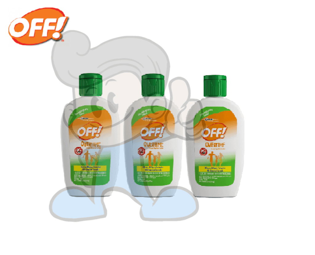 Scj Off Overtime Lotion (3 X 50 Ml) Beauty