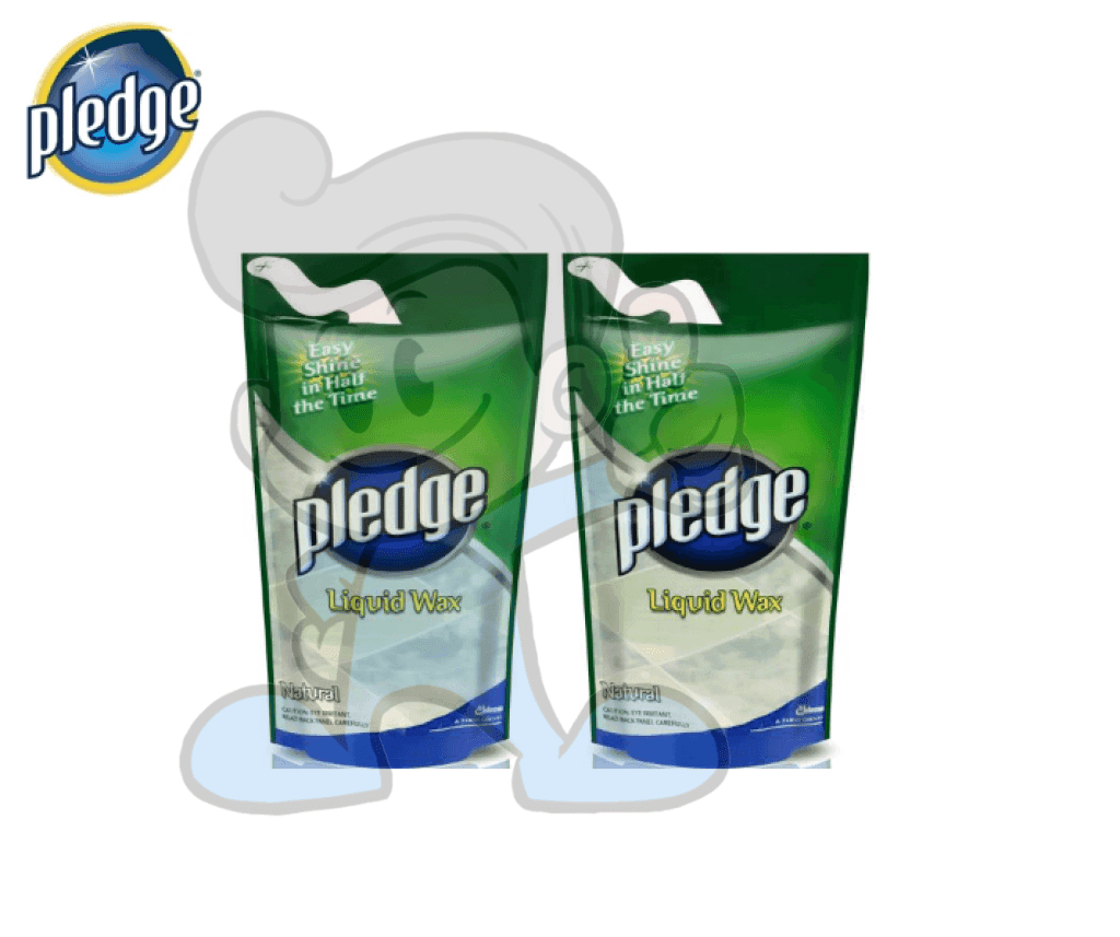 Scj Pledge Liquid Wax Natural Pouch (2 X 250 Ml) Household Supplies