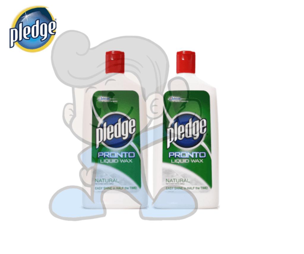 Scj Pledge Pronto Liquid Wax Natural (2 X 500 Ml) Household Supplies