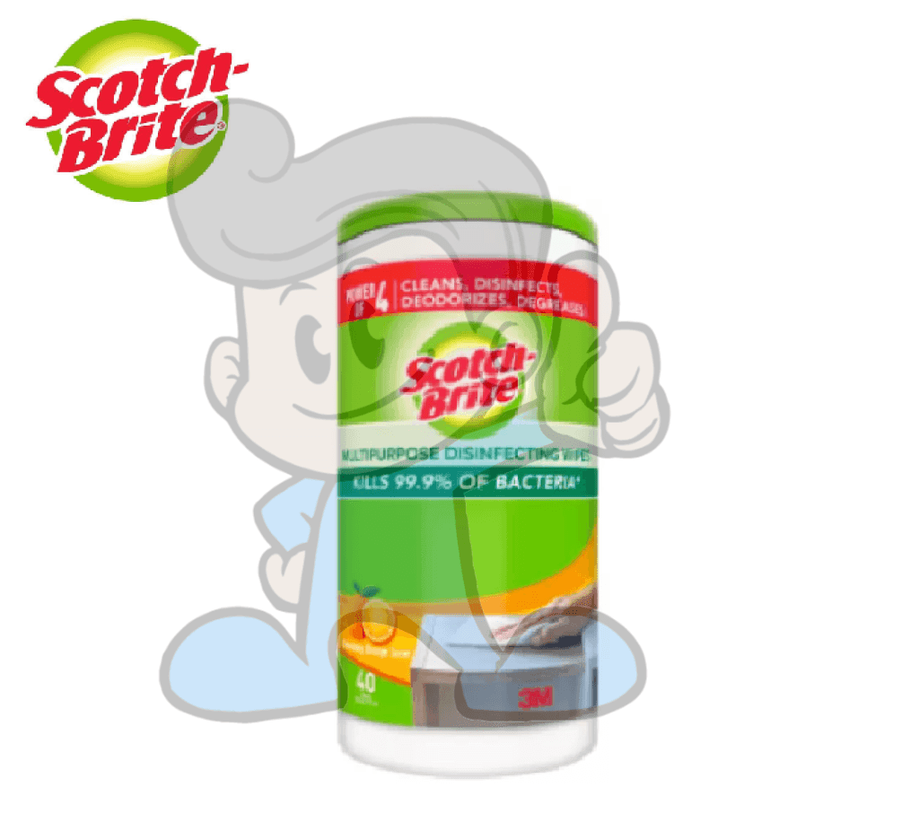 Scotch-Brite Multipurpose Disinfecting Wipes 40S Household Supplies