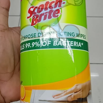 Scotch-Brite Multipurpose Disinfecting Wipes 40S Household Supplies