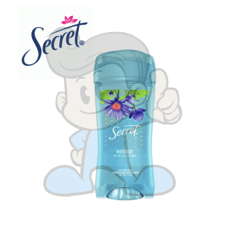 Secret Clear Gel Antiperspirant Deodorant Waterlily 2.6 Oz Beauty