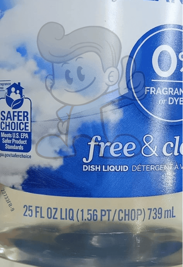 Seventh Generation Natural Dish Liquid Free And Clear 25 Oz. Household Supplies