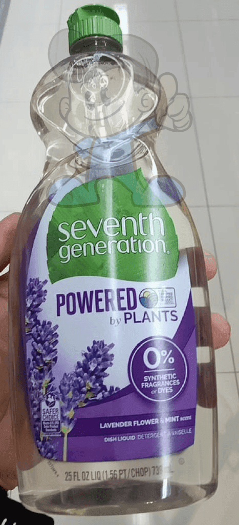 Seventh Generation Natural Dish Liquid Lavender Flower And Mint Scent 25 Oz. Household Supplies