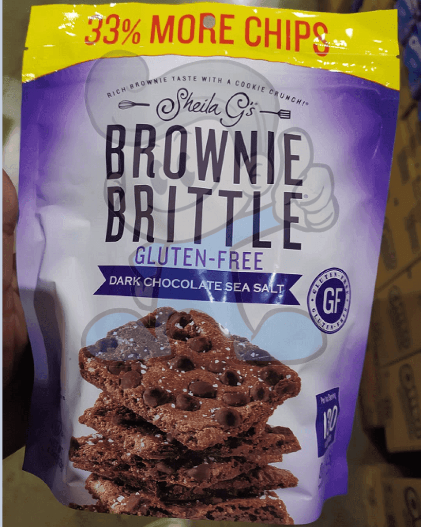 Sheila Gs Brownie Brittle Gluten-Free Dark Chocolate Sea Salt (2 X 4.5 Oz) Groceries