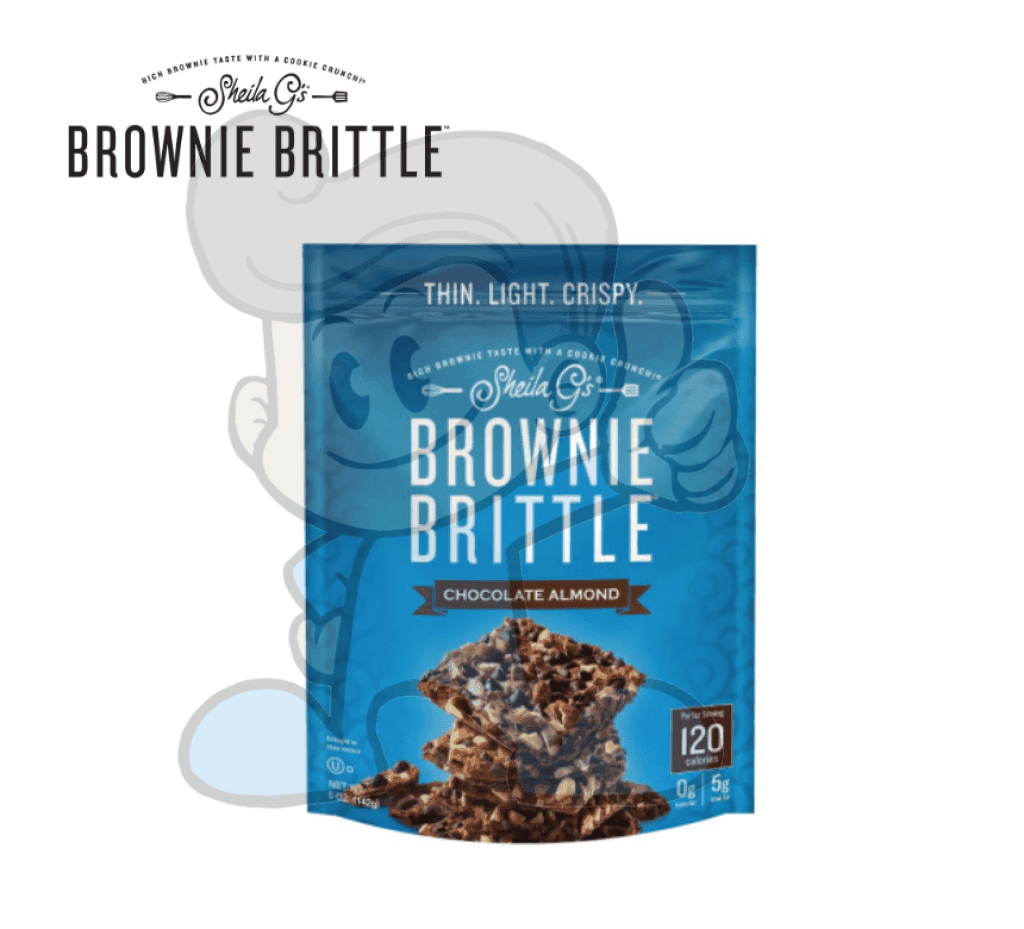 Shiela Gs Brownie Brittle Chocolate Almond 142G Groceries