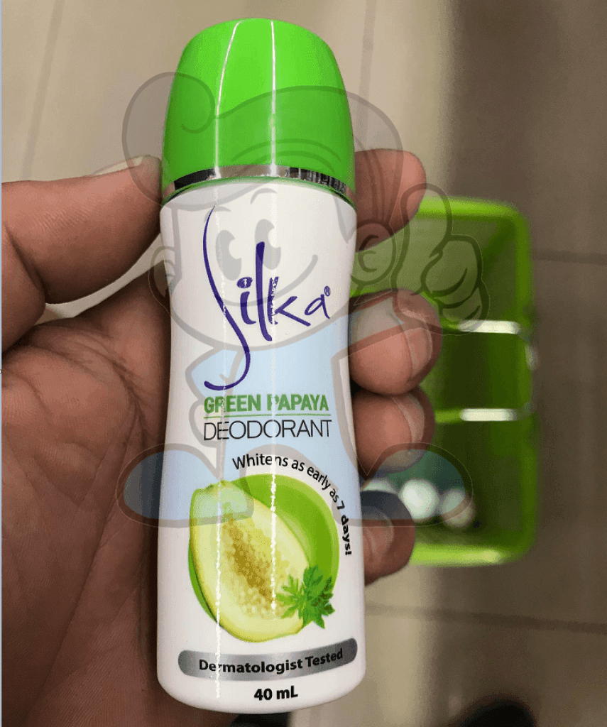 Silka Green Papaya Whitening Roll-On Deodorant (4 X 40Ml) Beauty