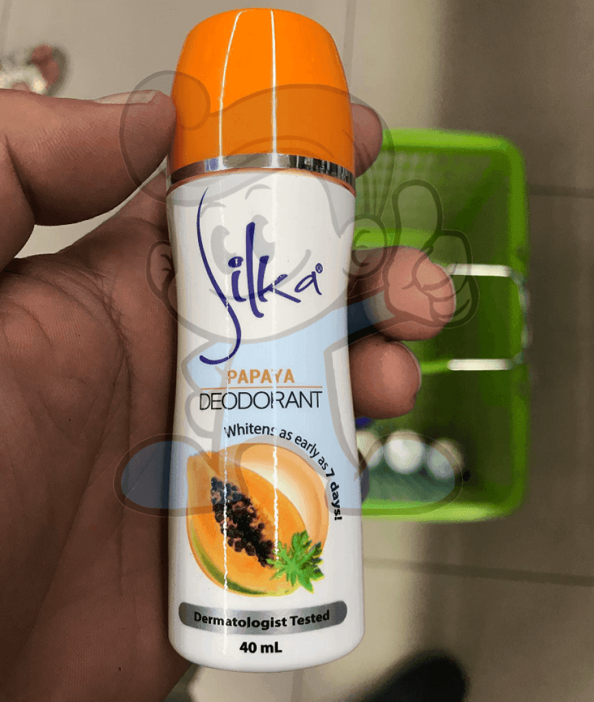 Silka Papaya Whitening Deodorant (4 X 40Ml) Beauty