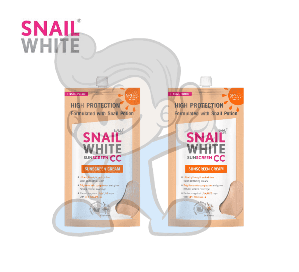 Snail White Cc Sunscreen Spf 50+ Pa+++ (2 X 6Ml) Beauty