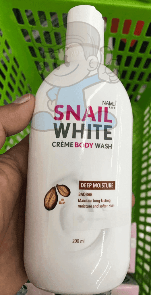 Snail White Creme Body Wash Deep Moisture Baobab (2 X 200 Ml) Beauty