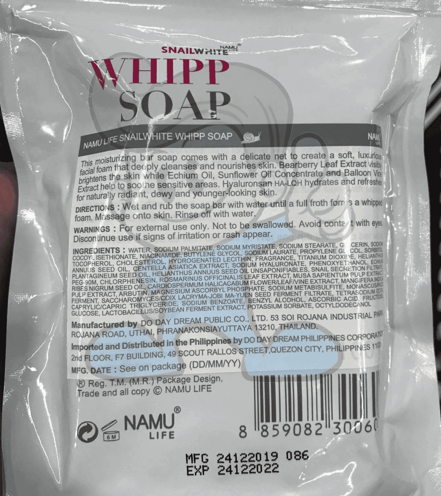 Snail White Whipp Soap 100G Beauty