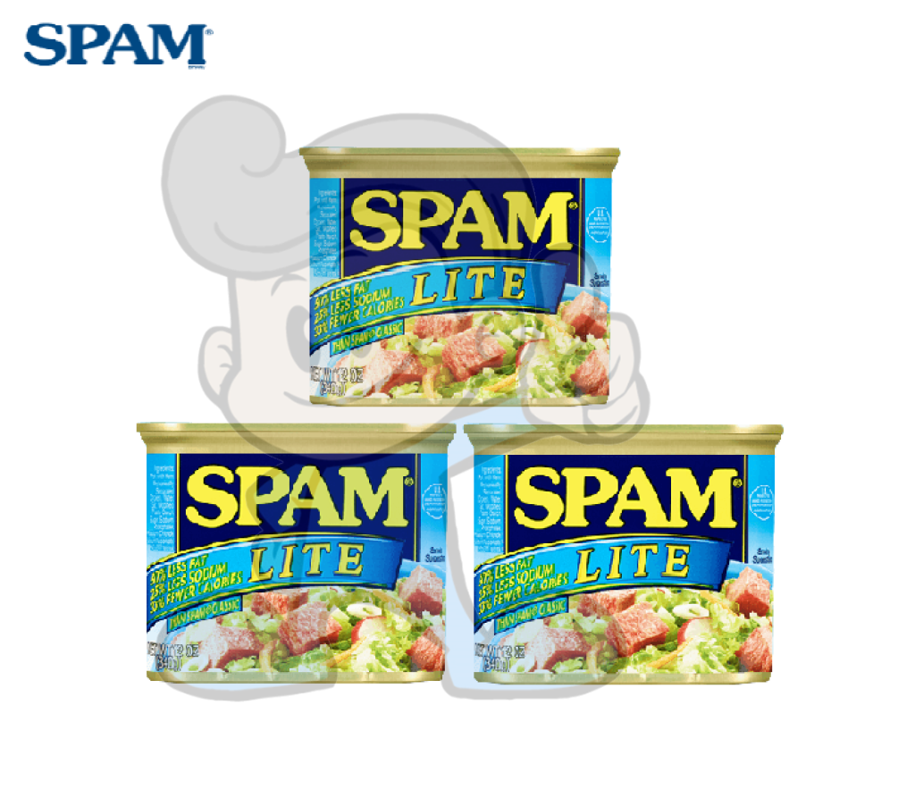 Spam 3 Can Value Pack Luncheon Meat Lite 36Oz. Groceries