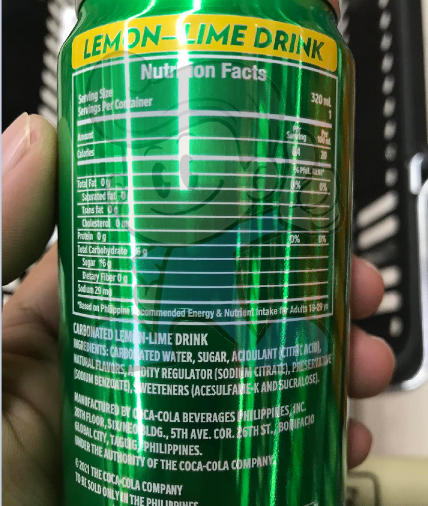 Sprite In Can Lemon-Lime Drink (8 X 320Ml) Groceries