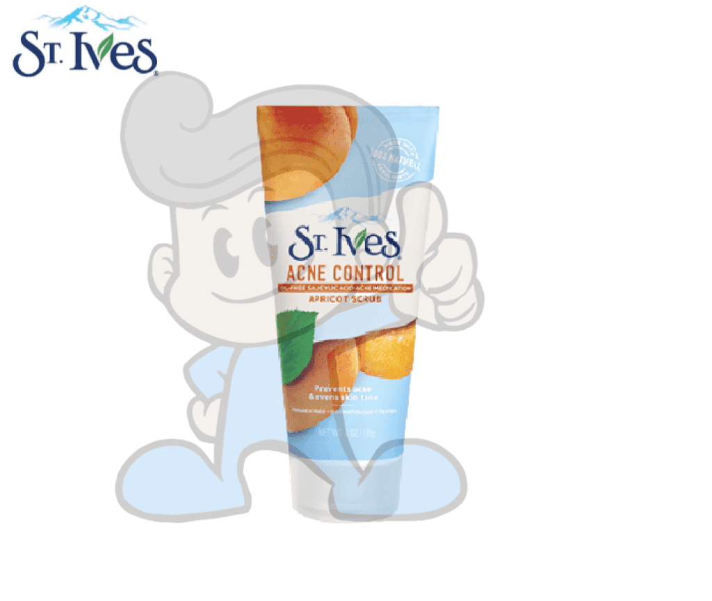 St. Ives Acne Control Apricot Scrub 170G Beauty