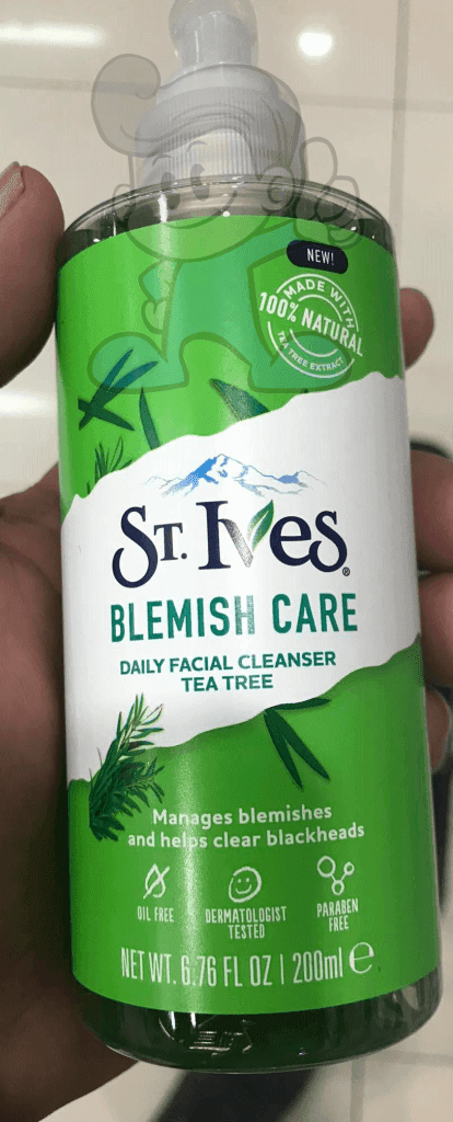 St. Ives Blemish Care Daily Facial Cleanser Tea Tree 200 Ml Beauty