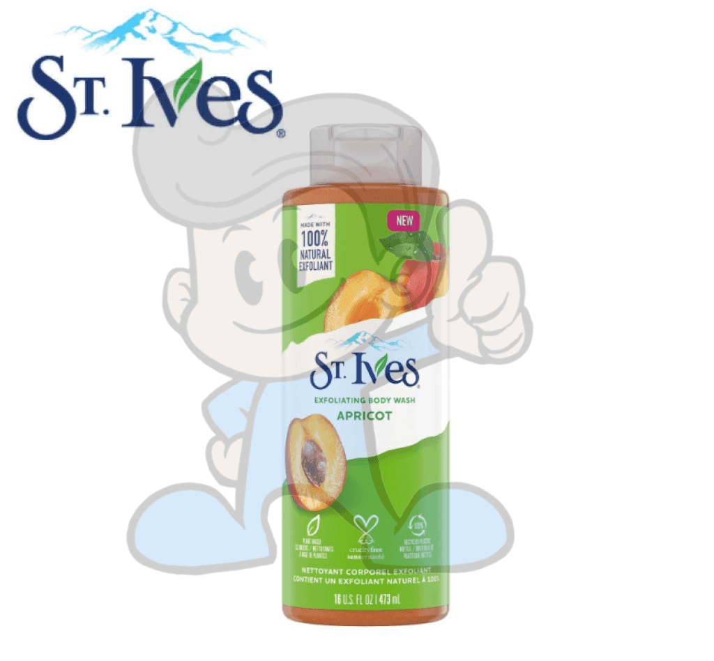 St. Ives Exfoliating Body Wash Apricot 16 Fl. Oz. Beauty