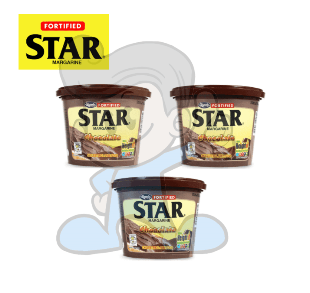 Star Margarine Chocolate (3 X 250G) Groceries