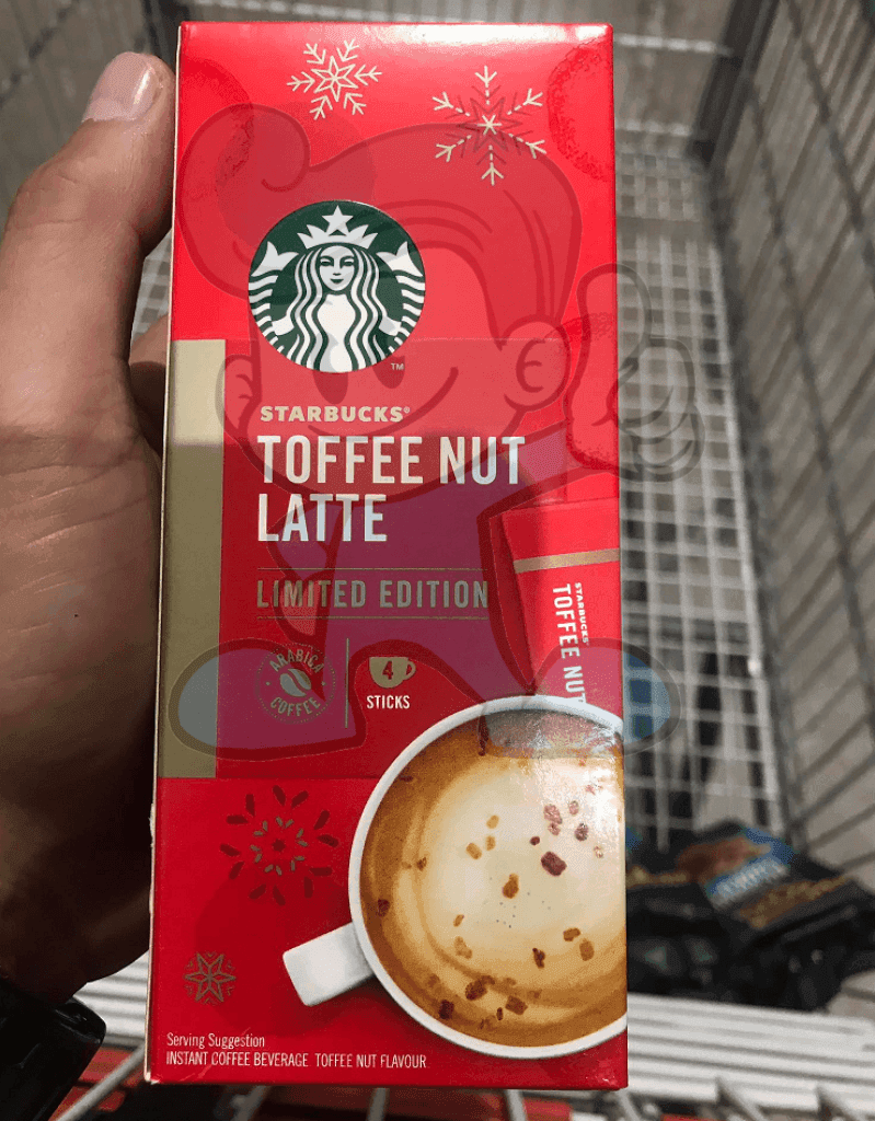 Starbucks Toffee Nut Latte Limited Edition Premium Mixes Arabica Instant Coffee (2 Boxes) Groceries