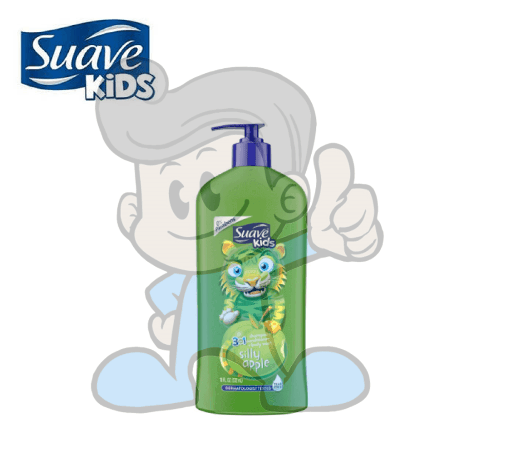 Suave Kids 3 In 1 Silly Apple 18Oz. Mother & Baby