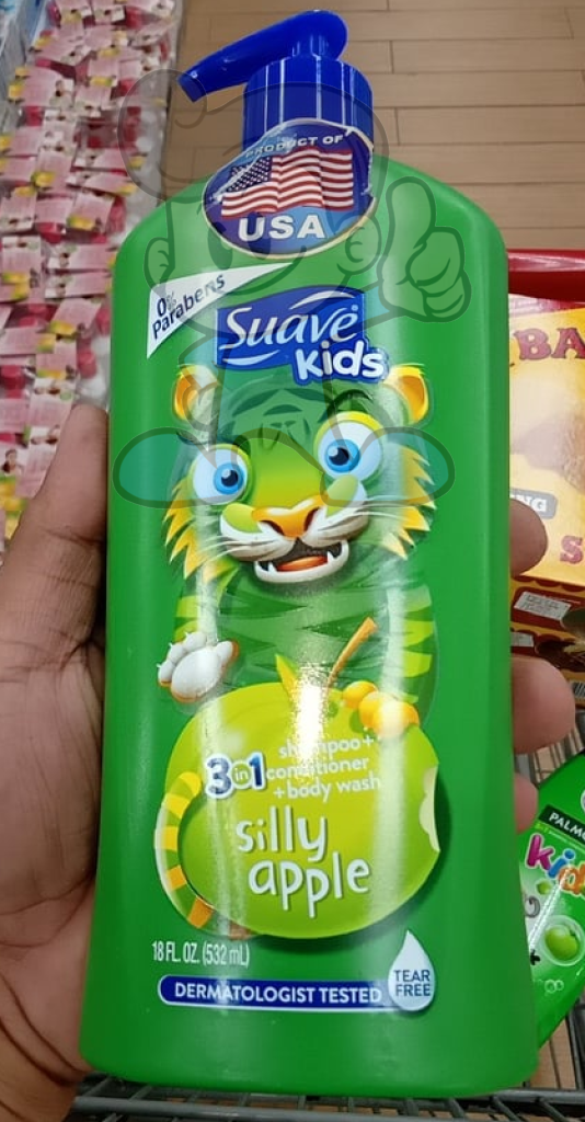 Suave Kids 3 In 1 Silly Apple 18Oz. Mother & Baby