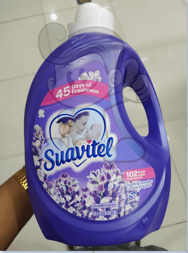 Suavitel Soothing Lavender Liquid Fabric Softener 135 Fl. Oz. Household Supplies