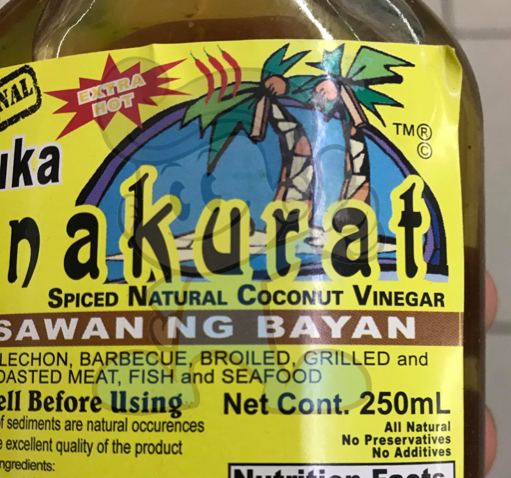 Suka Pinakurat Spiced Natural Coconut Vinegar (4 X 250 Ml) Groceries