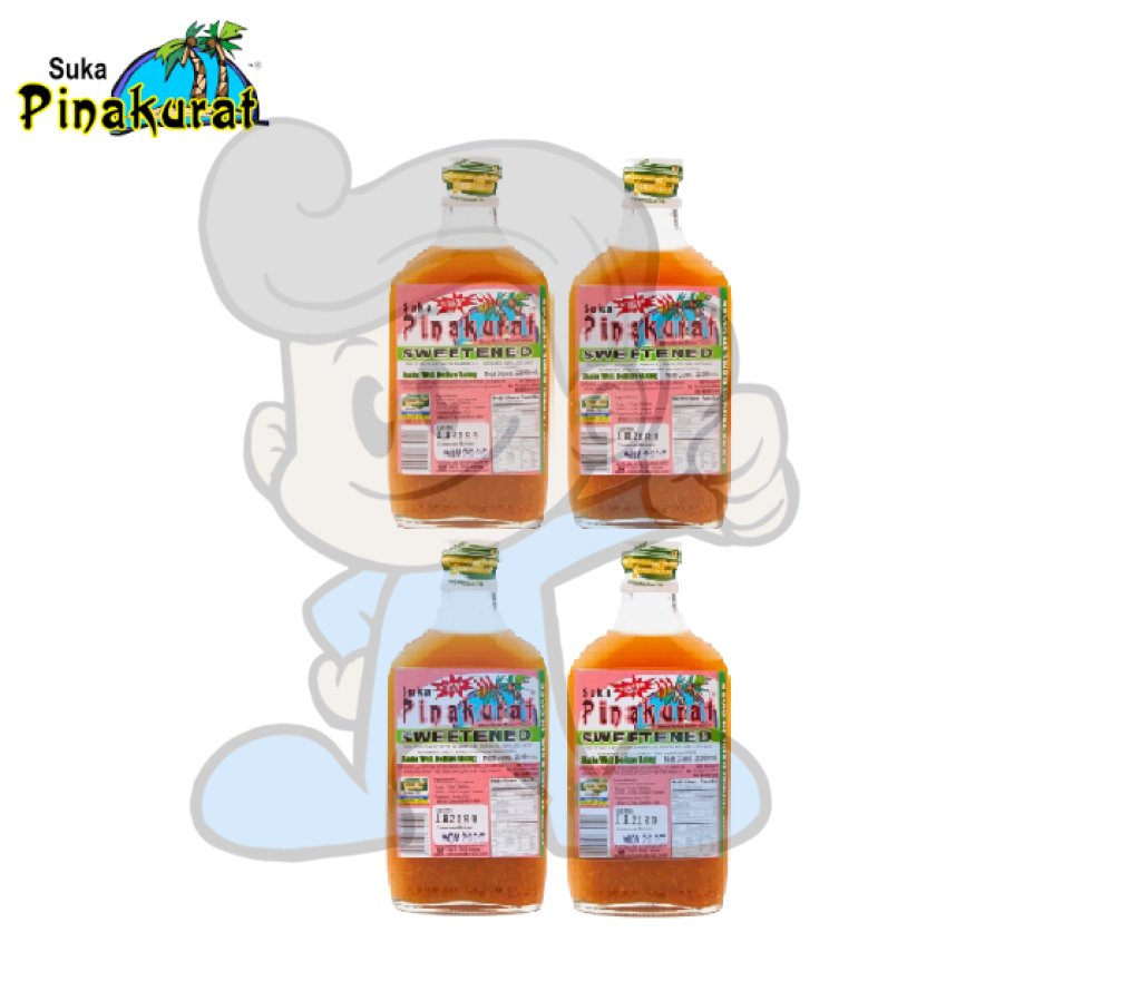 Suka Pinakurat Spiced Natural Coconut Vinegar Sweetened (4 X 250 Ml) Groceries