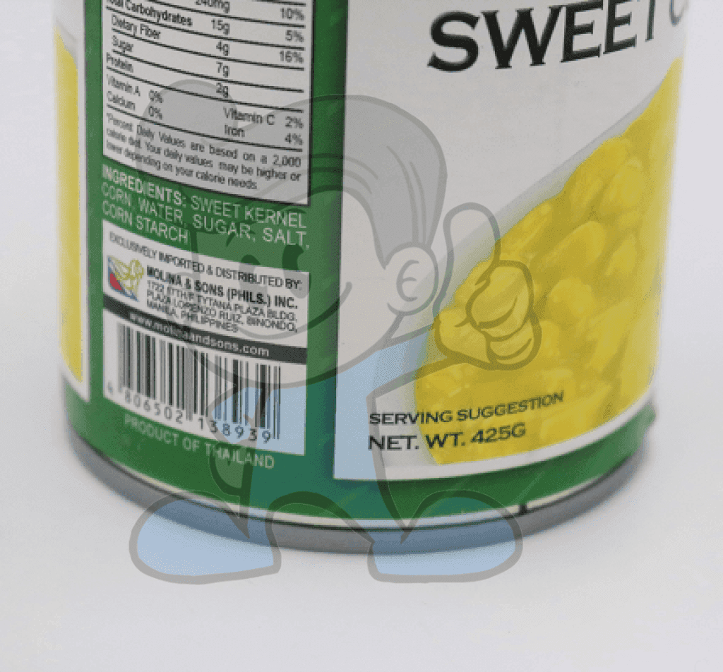 Sunbest Cream Style Sweet Corn (8 X 425G) Groceries