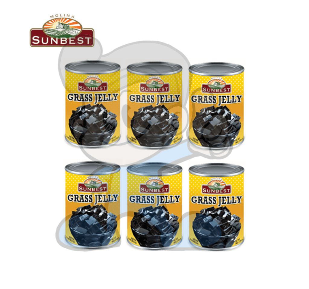 Sunbest Grass Jelly (6 X 540G) Groceries