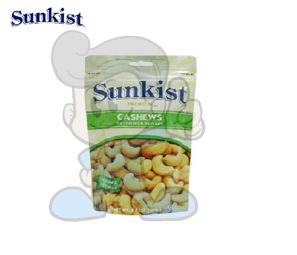 Sunkist Premium Cashews Dry Roasted And Light Salt 160G Groceries