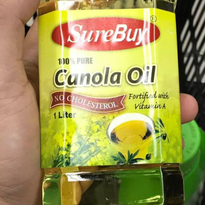 Surebuy 100% Pure Canola Oil (2 X 1L) Groceries