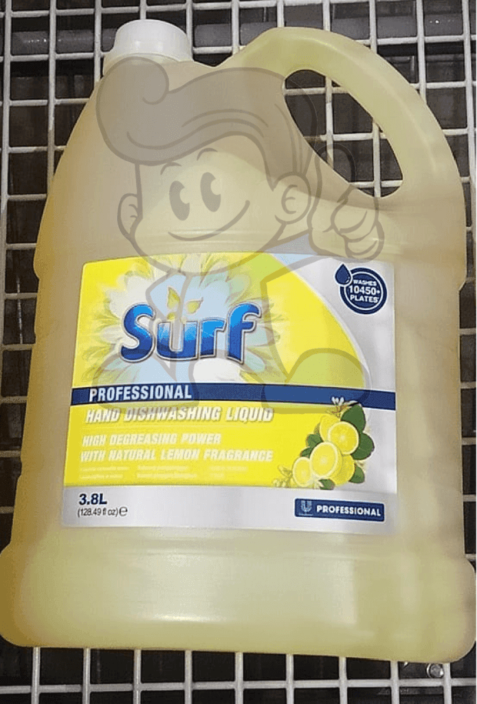 Surf Professional Hand Dishwashing Liquid Lemon 3.8L Household Supplies