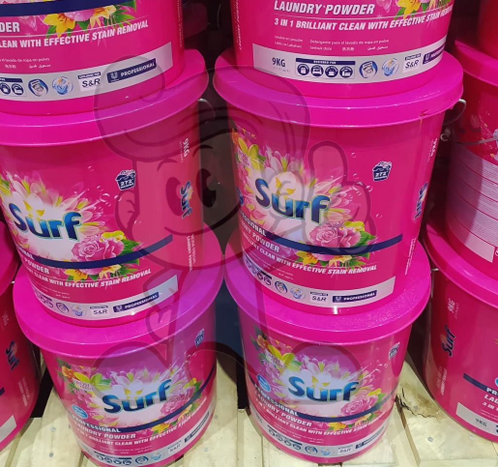 Surf Professional Rose Fresh Laundry Powder 9Kg Household Supplies