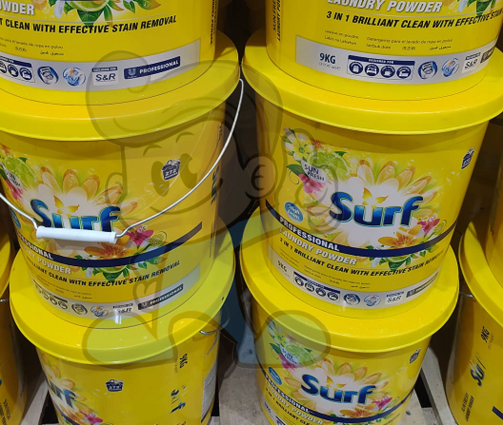 Surf Professional Sun Fresh Laundry Powder 9Kg Household Supplies