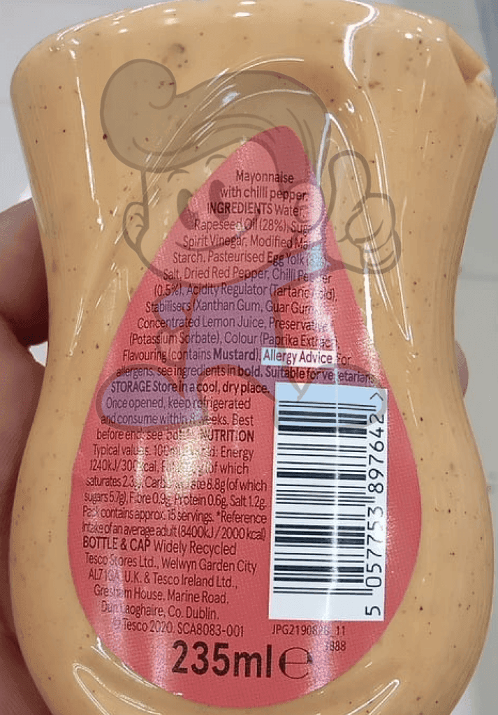 Tesco Chilli Mayo Spicy Kick (2 X 235 Ml) Groceries