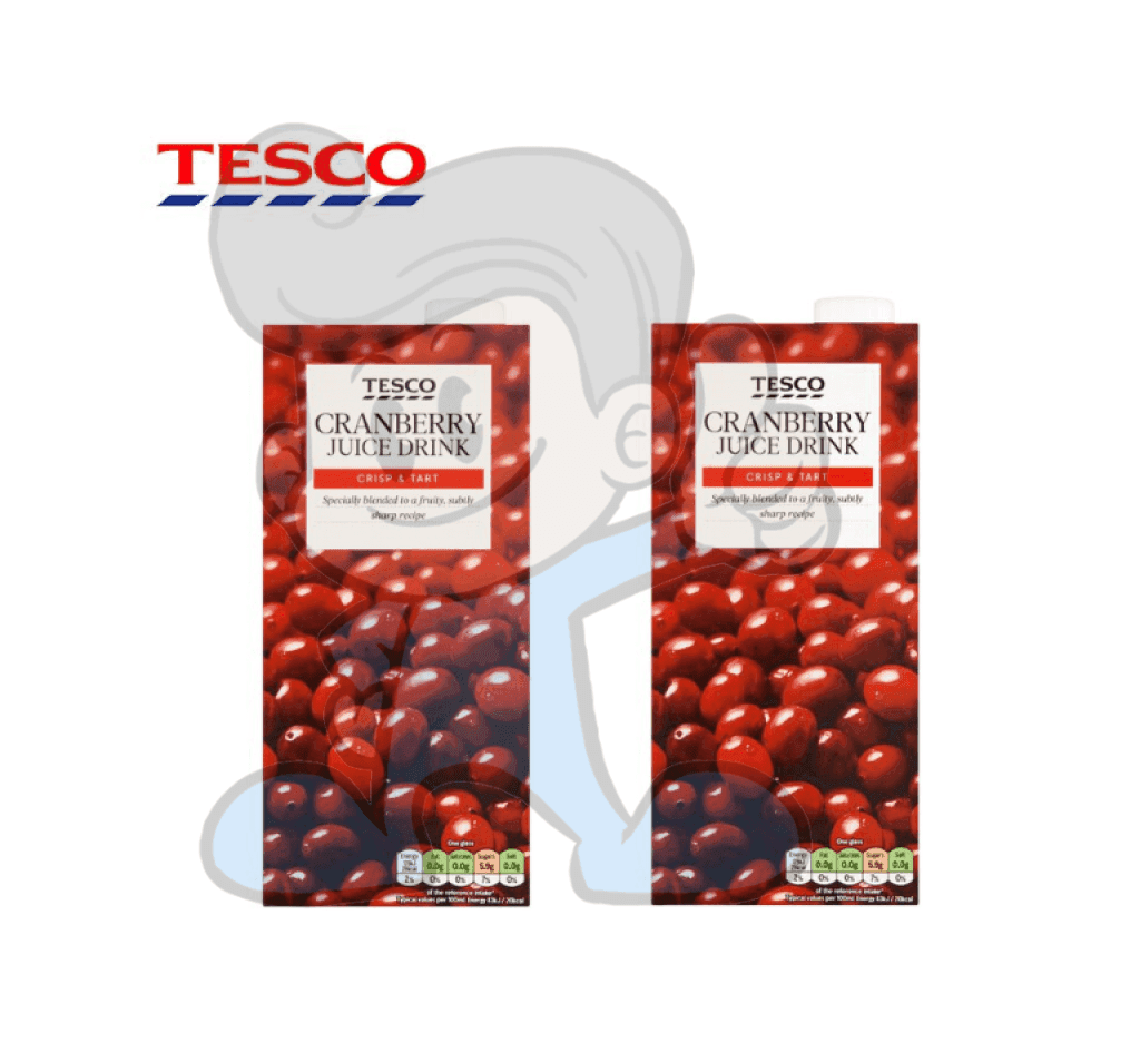 Tesco Cranberry Juice Drink (2 X 1L) Groceries