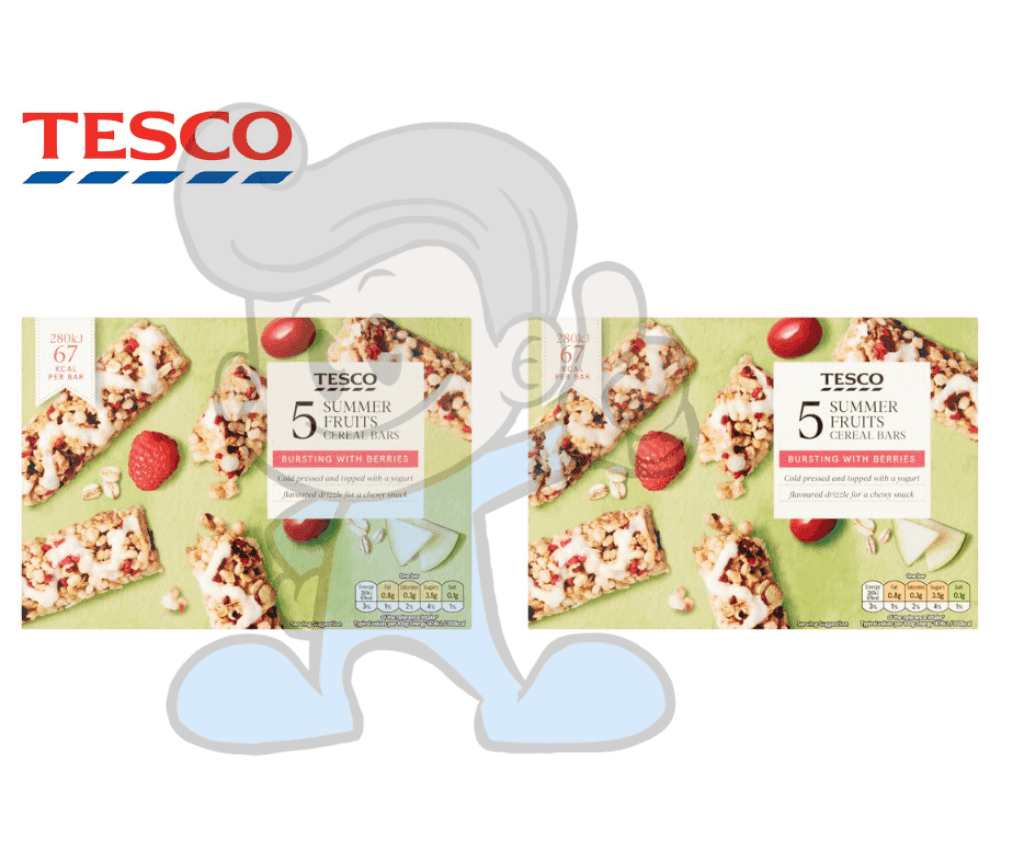 Tesco Summer Fruits Cereal Bars (10 X 19G) Groceries