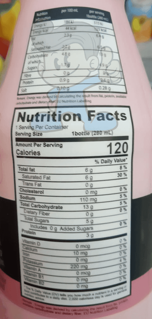 Thai Coco Coconut Beverage Strawberry Flavor (4 X 280 Ml) Groceries