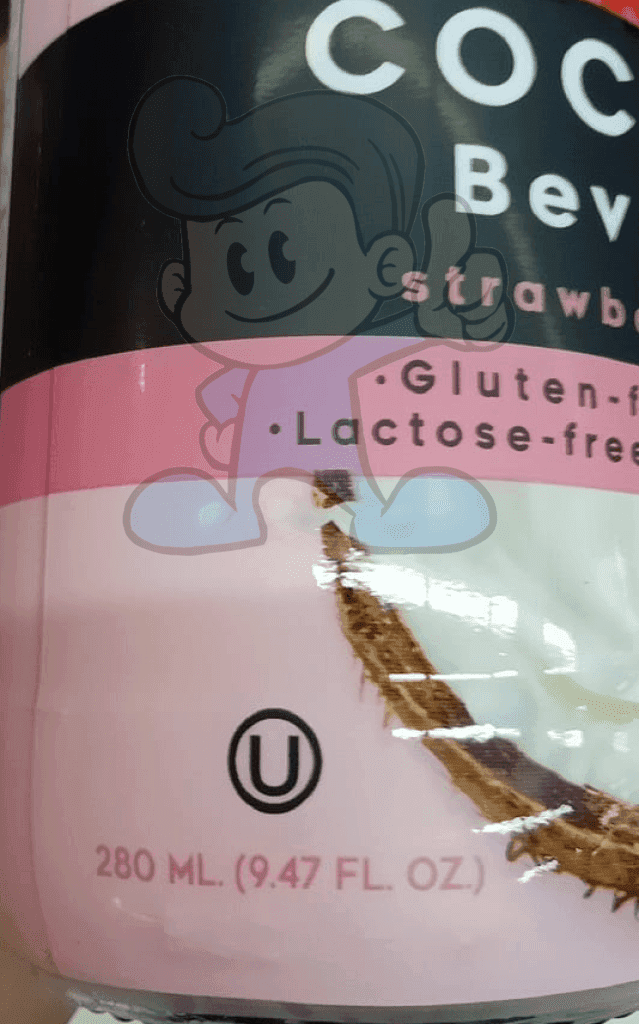 Thai Coco Coconut Beverage Strawberry Flavor (4 X 280 Ml) Groceries