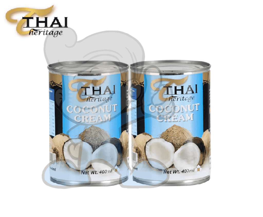 Thai Heritage Coconut Cream (2 X 400 Ml) Groceries