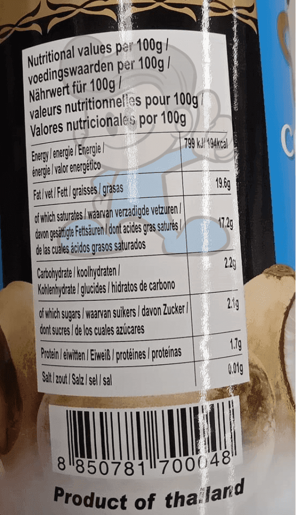 Thai Heritage Coconut Cream (2 X 400 Ml) Groceries