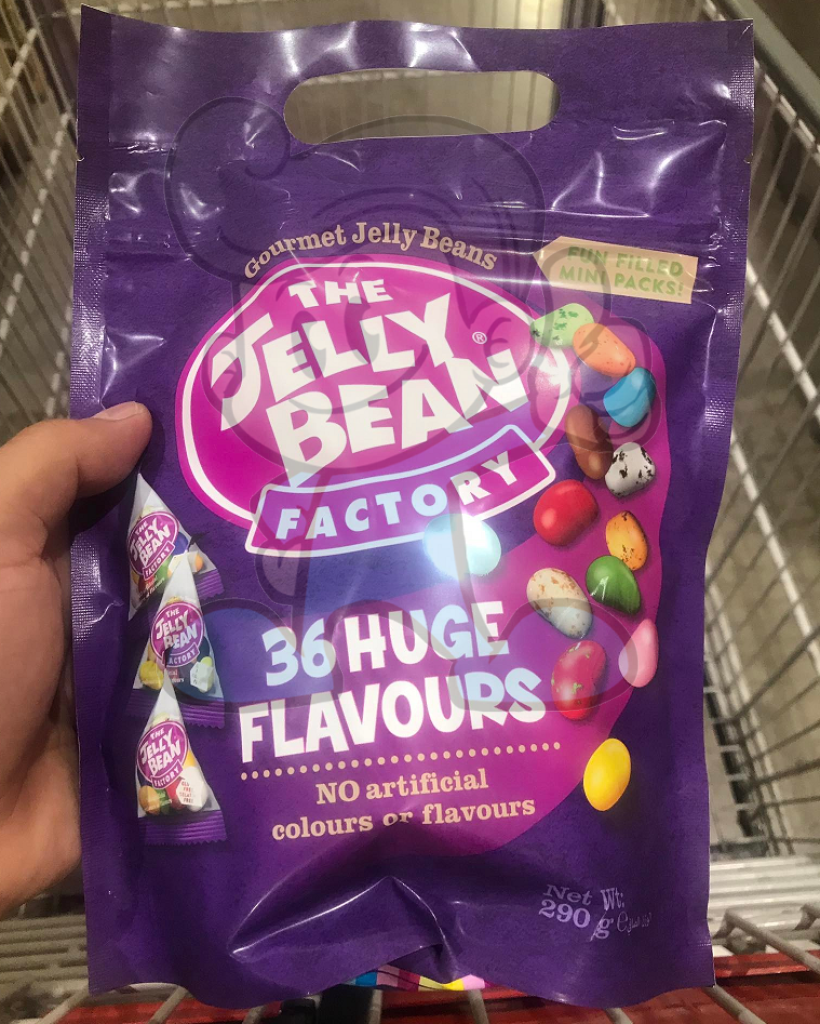 The Jelly Bean Factory Triangular Bag Sharing 36 Huge Flavour Pack 290G Groceries