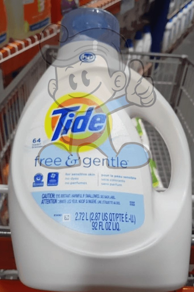 Tide Free &amp; Gentle He Liquid Laundry Detergent 64 Loads 2.72L Household Supplies