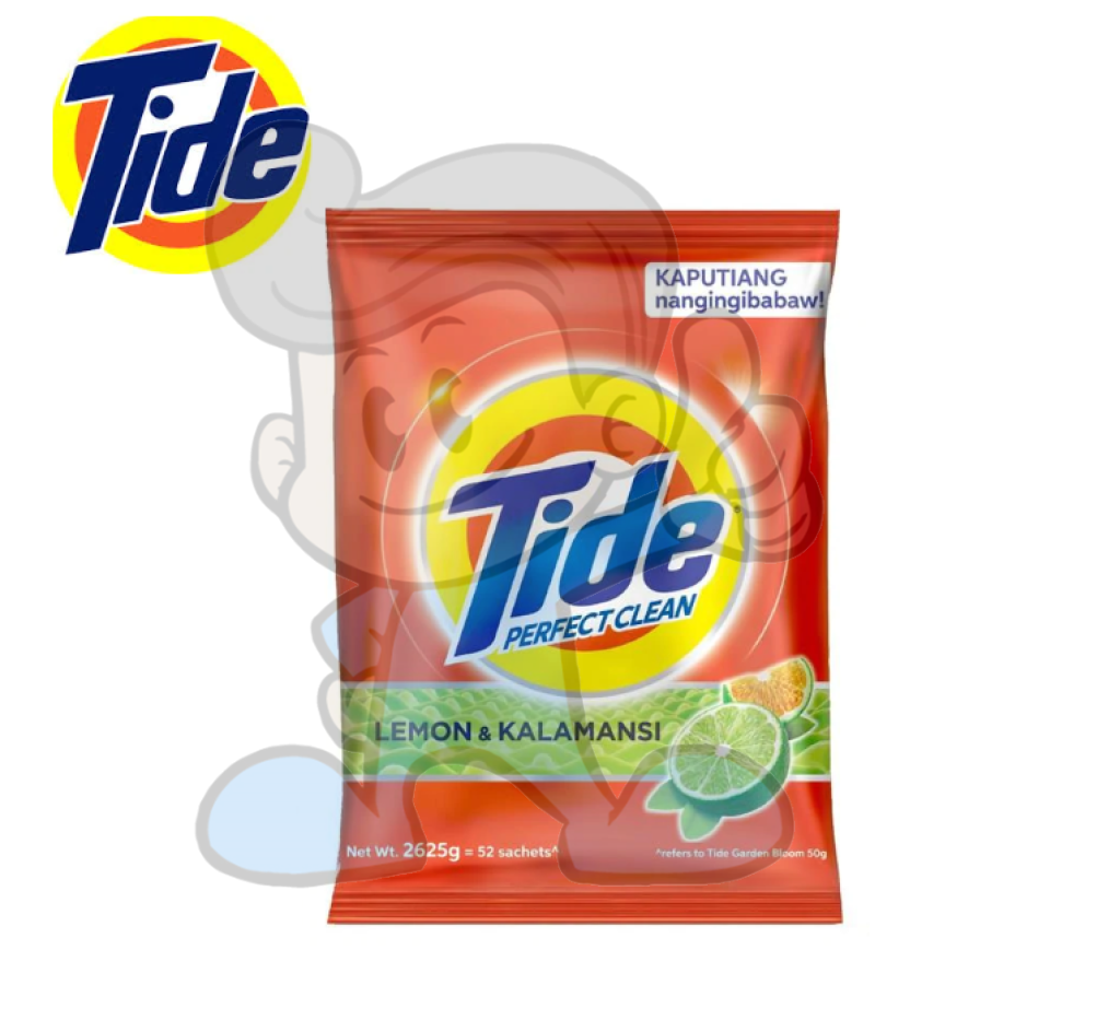 Tide Powder Detergent Perfect Clean Lemon And Kalamansi 2625G Household Supplies