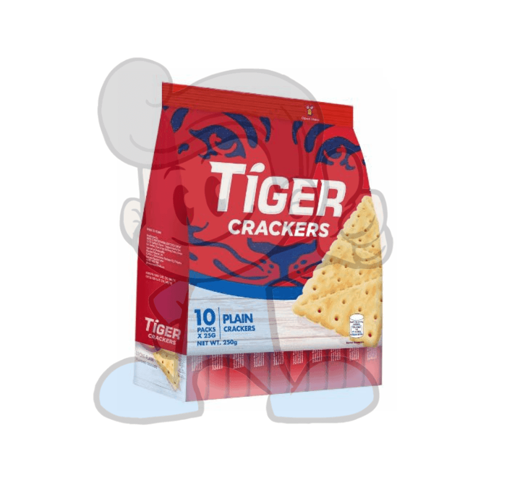 Tiger Crackers Plain Pack Of 4 (4 X 250G) Groceries