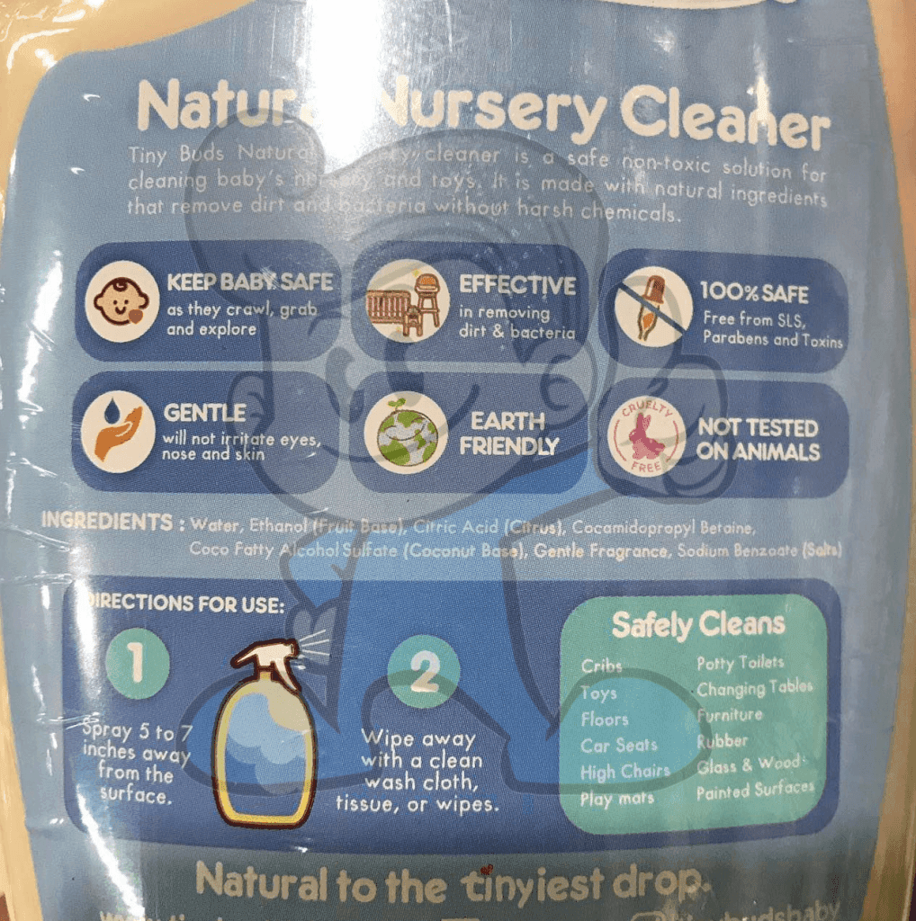 Tiny Buds Natural Nursery Cleaner 600Ml Mother & Baby