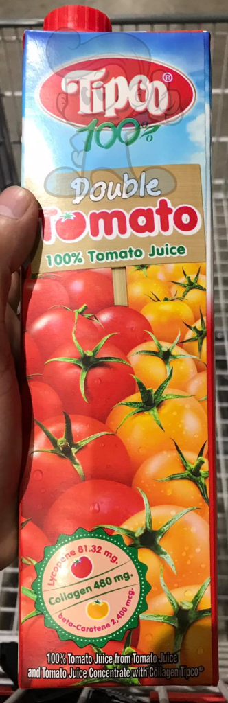 Tipco Double Tomato 100% Juice (2 X 1 L) Groceries