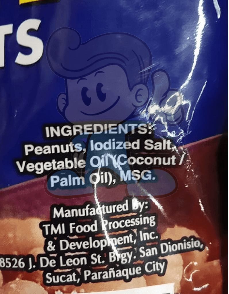 Tobi Dry Roasted Peanuts (2 X 500 G) Groceries