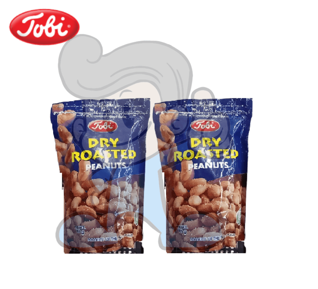 Tobi Dry Roasted Peanuts (2 X 500 G) Groceries